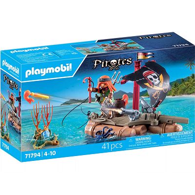 Playmobil Pirates Piracka tratwa ze skarbem 71794