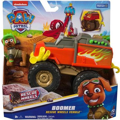 Psi Patrol Rescue Wheels Monster Truck Pojazd + figurka Boomer 20147501