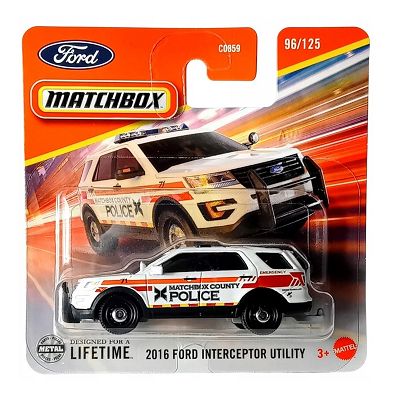 Matchbox - Samochód 2016 Ford Interceptor Utility JBT12