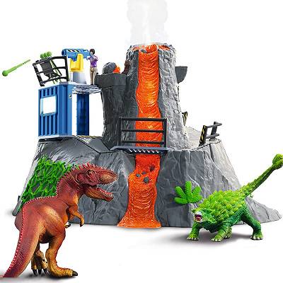 Schleich - Zestaw Dinozaury Ekspedycja na wulkan 42564