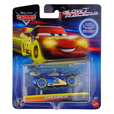 Mattel Auta Cars Glow Racers Dan Darcia HYM85 HPG76