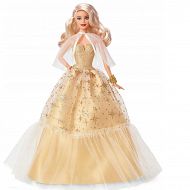 Barbie Signature Lalka świąteczna z blond włosami HJX08