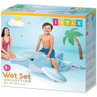 Intex - Pływający delfin błękitny 58535
