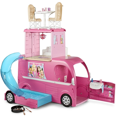 Barbie - Super rozkładany Kamper dla Barbie i jej sióstr CJT42