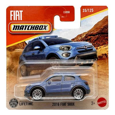Matchbox - Samochód 2016 Fiat 500X JBR96