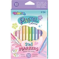 Colorino - Pastelowe markery dwustronne Pastel 10 kolorów 80875