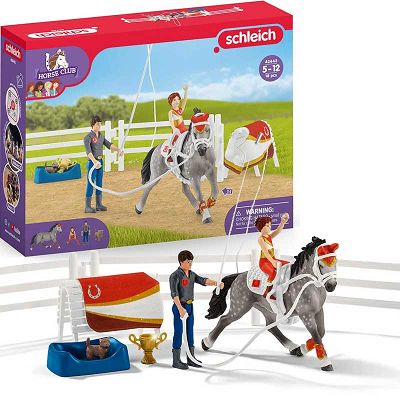 Schleich Horse Club Zestaw do woltyżerki Mii 42443
