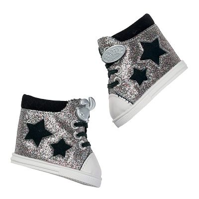 BABY Born - Modne Sneakersy dla lalki srebrne 826997 A