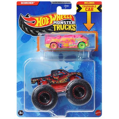 Hot Wheels - Monster Truck Scorcher + Bonus JCG31 GRH81