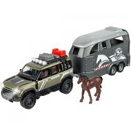 Majorette Grand - Land Rover z przyczepą do transportu koni 3776000