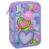 CoolPack - Jumper 2 Piórnik podwójny z wyposażeniem Pastel Heart F066832