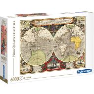 Clementoni - Puzzle High Quality Anntyczna mapa morska 6000 el. 36526