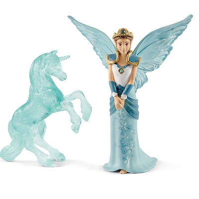 Schleich Bayala Movie Elfka Eyela z lodowym jednorożcem 70587