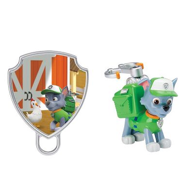 Psi Patrol - Rocky figurka akcji z odznaką 20093670 16600
