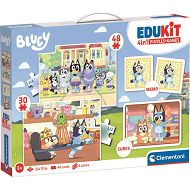 Clementoni Edukit 4w1 Bluey - Zestaw Puzzli i gra memory 18320