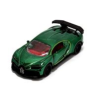 Majorette Factory Custom - Bugatti Chiron chrome edition zieleń  9002904