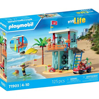 Playmobil my Life Wieża ratownicza i plażowy samochód buggy 71903