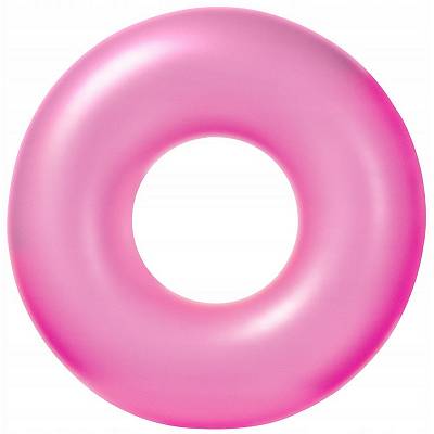 Intex - Koło do pływania Neon różowe 91cm 59262