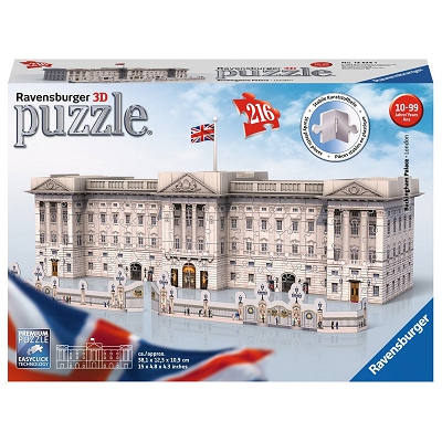 Ravensburger - Puzzle 3D Pałac Buckingham 216 el. 125241