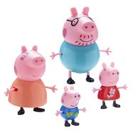 Świnka Peppa - Rodzinka Figurki Mama, Tata, Peppa i Georg 06666