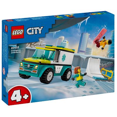 LEGO City Karetka i snowbordzistka 60403