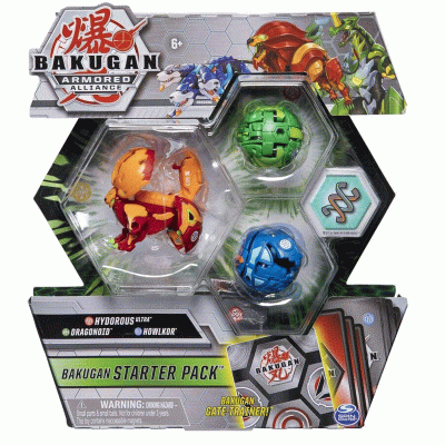 Bakugan - Zestaw startowy Hydorous ultra Dragonoid i Howlkor 20122476