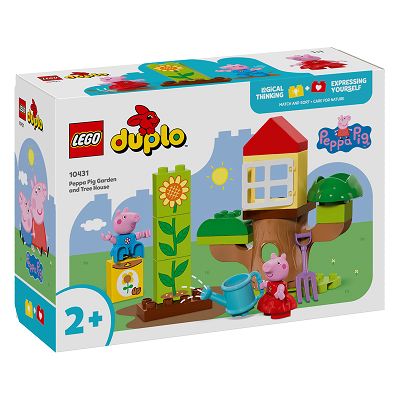 LEGO DUPLO Peppa Ogród i domek na drzewie Peppy 10431