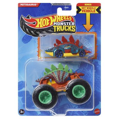 Hot Wheels - Monster Truck Motosaurus  + Bonus JCG40 GRH81