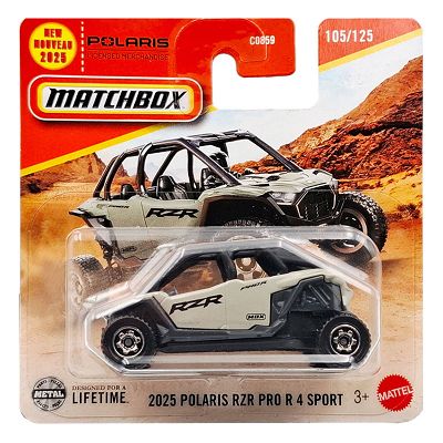Matchbox - Samochód 2025 Polaris RZR Pro R4 Sport JBR09