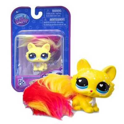 Littlest Pet Shop seria 6 Zwierzątko Nr 488 Fuzzy Pet Kotek 01164