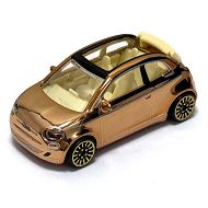 Majorette Factory Custom - Fiat 500 Icon Gold kremowe wnętrze 9002904