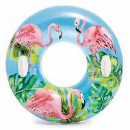 Intex - Koło plażowe z uchwytem flamingi 97cm 58263