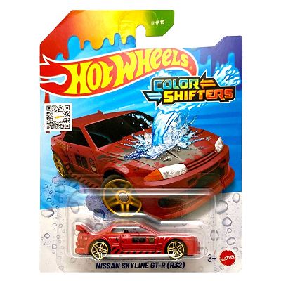 Hot Wheels - Autokolorowańce Auto zmieniające kolor Nissan Skyline GT-R JCM38