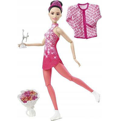 Barbie Sporty zimowe - Lalka łyżwiarka figurowa HHY27