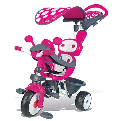 Smoby - Rowerek Baby Drive Komfort 4w1 Róż 740600