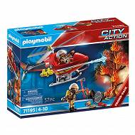 Playmobil - Helikopter strażacki 71195
