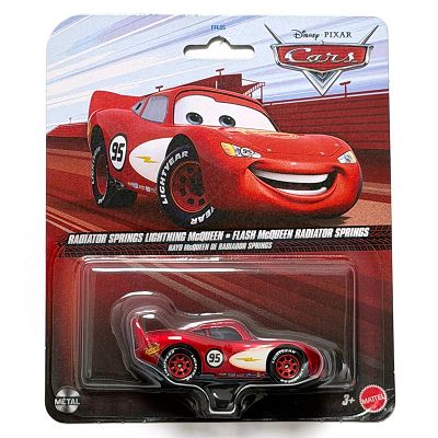 Mattel Auta Cars - Radiator Springs Zygzak Lightning McQuuen JLY76