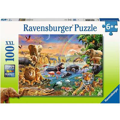 Ravensburger - Puzzle Jeziorko w dżungli 100 elem. 129102