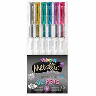 Patio - Długopisy żelowe Metalic 6 kolorów 80936