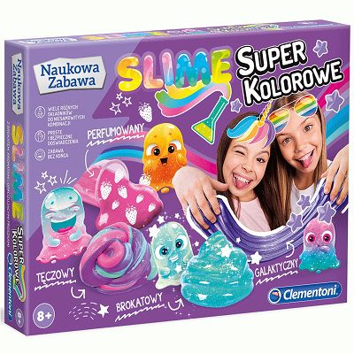 Clementoni - Laboratorium Super Kolorowe Slime 50636