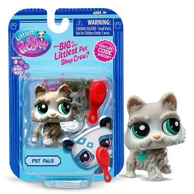 Littlest Pet Shop seria 2 Zwierzątko Nr 81 Terrier Szkocki LPS00522