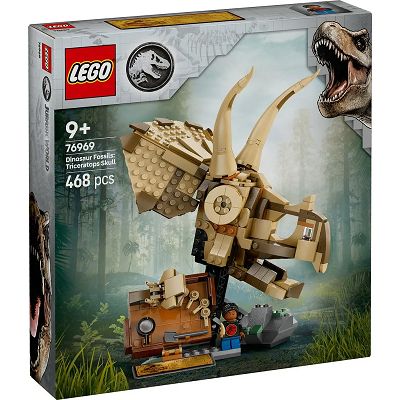 Lego Jurassic World Szkielety dinozaurów: czaszka triceratopsa 76969