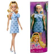 Barbie Fashionistas Lalka 237 Barbie klasyczna w sukience z kokardą HYT93