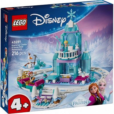 LEGO Disney Princess Lodowy zamek Elzy i śnieżna przejażdżka 43281