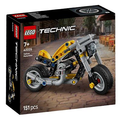 LEGO Technic Żółty motocykl 42225