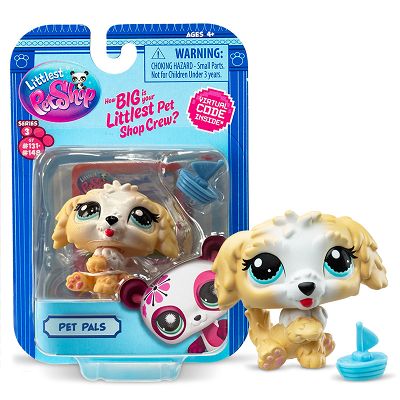 Littlest Pet Shop seria 3 Zwierzątko Nr 135 Labrador 00523