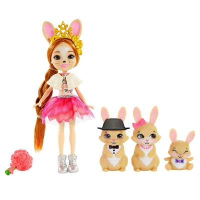 Enchantimals - Rodzina wielopaki Brystal Bunny i króliki GYJ08