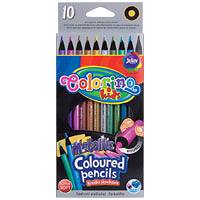 Colorino - Kredki ołówkowe okrągłe Metalic 10 kolorów 34678