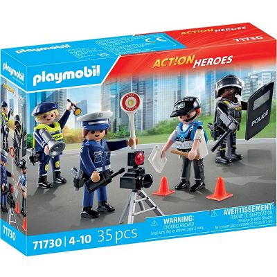 Playmobil City Action Zestaw figurek policjantów 71730