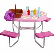 Barbie ogród - Stolik piknikowy FXG40 FXG37